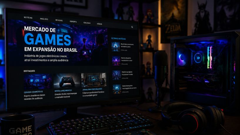 A Expansão do Mercado de Jogos Eletrônicos e a Consolidação do Jornalismo Especializado no Brasil
